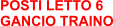 POSTI LETTO 6  GANCIO TRAINO